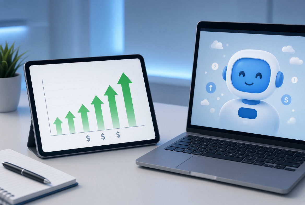 Cálculo del ROI mediante la comparación de beneficios y costos de un asistente virtual