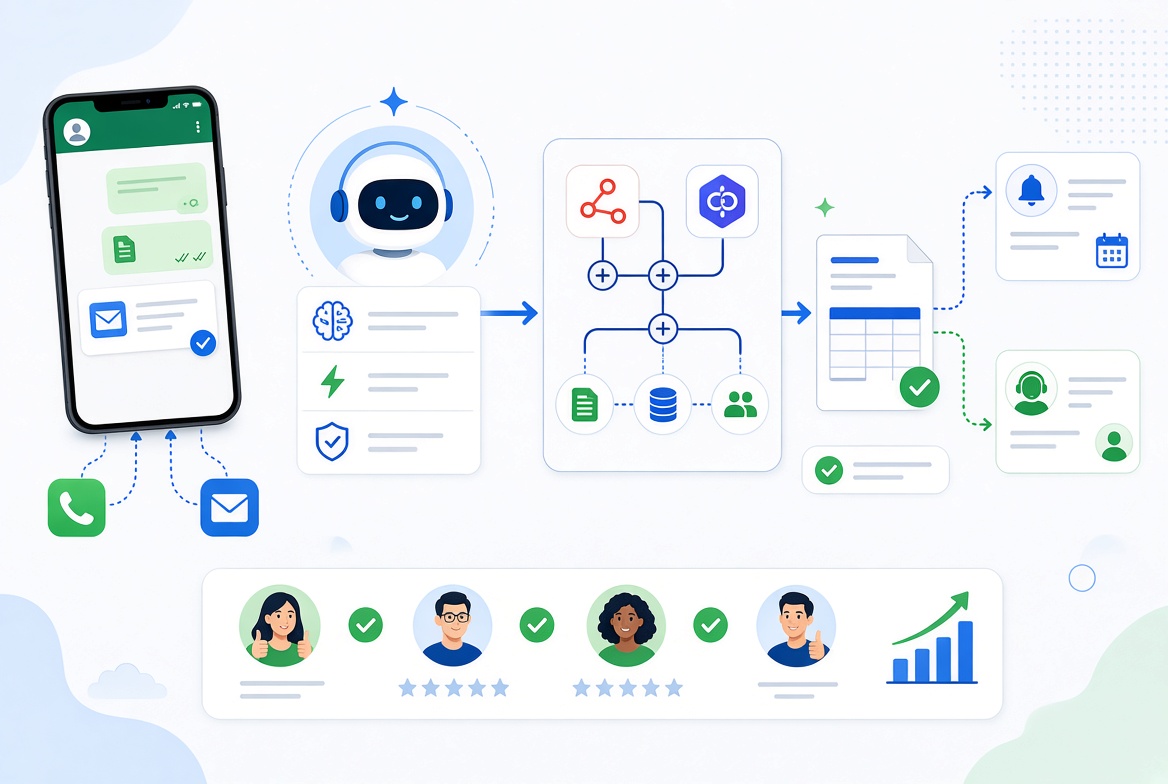 Automatización de facturación, respuestas a clientes y recordatorios