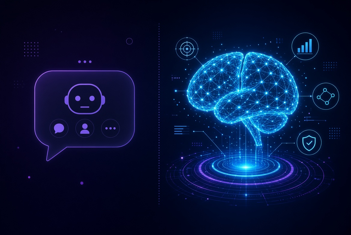 Diferencias entre un chatbot simple y un asistente virtual con IA