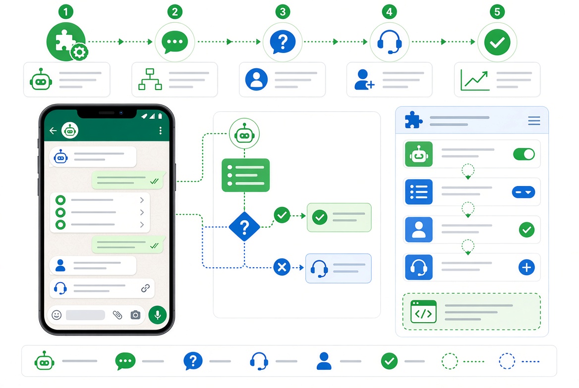 Diseño paso a paso de un flujo conversacional para WhatsApp